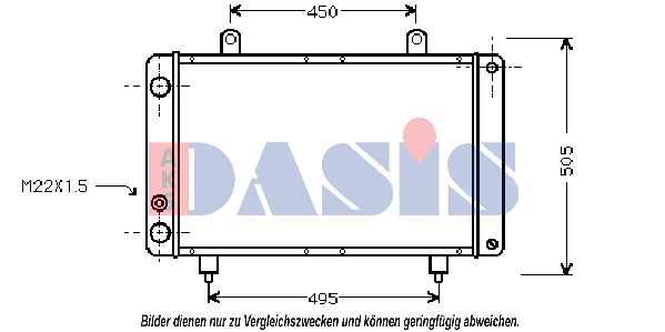 AKS DASIS Radiators, Motora dzesēšanas sistēma 160003N